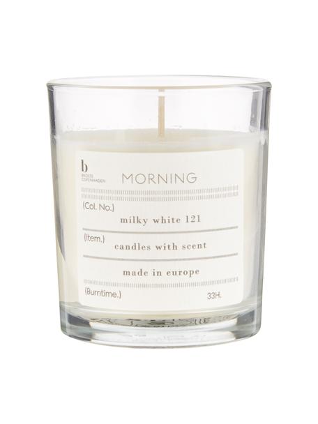 Bougie parfumée Morning (pamplemousse), Cire naturelle de soja, verre, Transparent, Ø 8 x haut. 8 cm