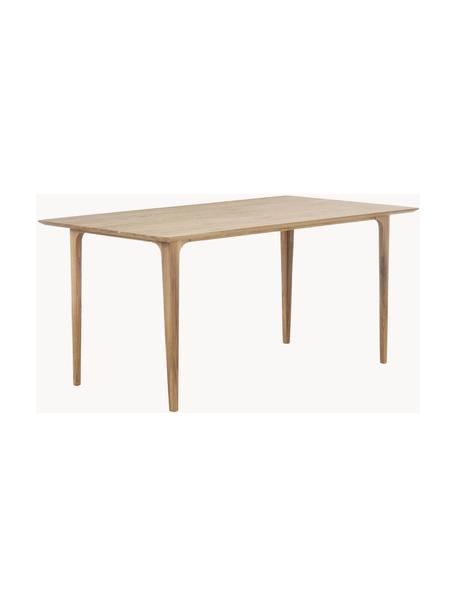 Tavolo in legno di quercia Archie, in varie misure, Legno di quercia massiccio oliato, 100% legno FSC (Forest Stewardship Council) proveniente da foreste sostenibili, Legno di quercia, Larg. 160 x Prof. 90 cm