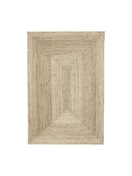 Ręcznie tkany dywan z juty Sharmila, 100% juta, Beżowy, S 60 x D 90 cm (Rozmiar XXS)