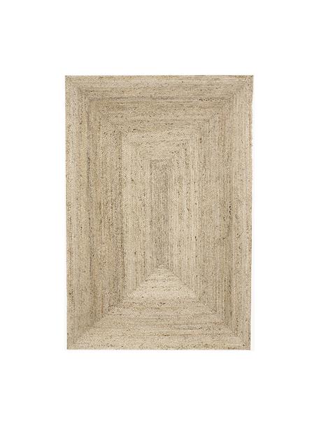 Ręcznie wykonany dywan z juty Sharmila, 100% juta, Brązowy, S 60 x D 90 cm (Rozmiar XXS)