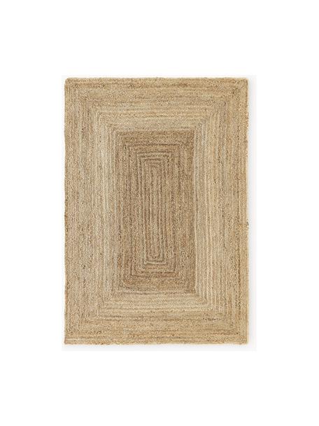 Handgefertigter Jute-Teppich Sharmila, 100 % Jute, Braun, B 160 x L 230 cm (Grösse M)