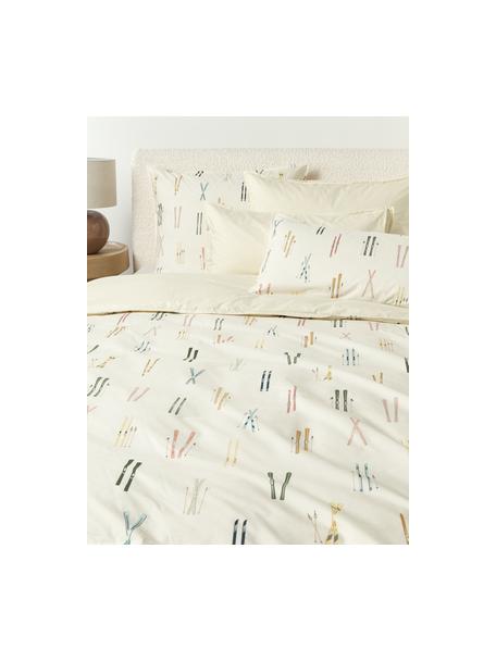 Housse de couette hivernale en percale de coton Aspen, Multicolore, larg. 200 x long. 200 cm