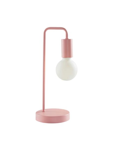 Lampa stołowa Cascais, Blady różowy, Ø 14 x W 35 cm