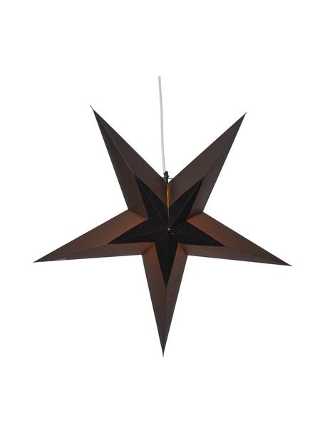Étoile décorative en papier Diva, Carton, Noir, Ø 60 cm