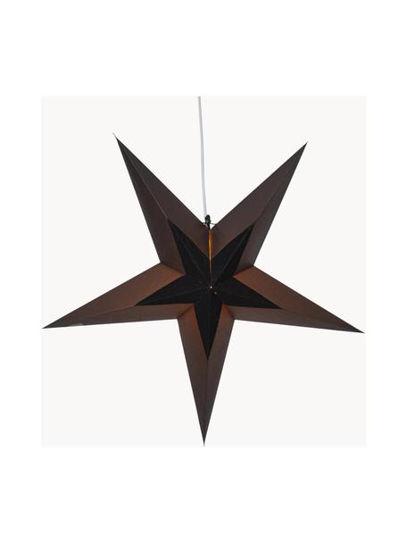 Estrella decorativa de papel Diva, Papel, Negro, Ø 60 cm