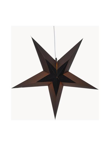 Étoile décorative en papier Diva, Carton, Noir, Ø 60 cm