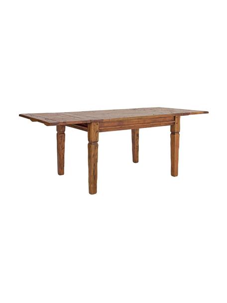 Rozkladací jedálenský stôl z akáciového dreva Chateux, Akáciové drevo, Tmavé drevo, Š 120 do 200 cm x H 90 cm