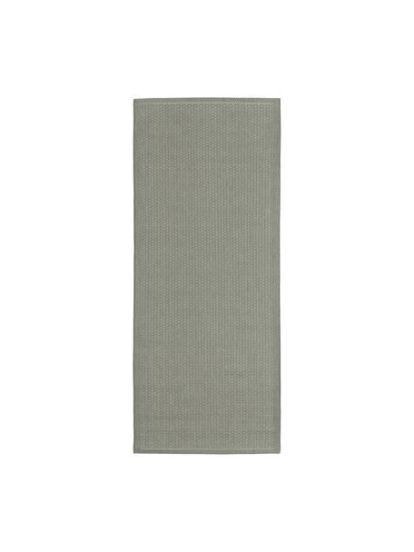Passatoia da esterno Toronto, 100% polipropilene, Verde salvia, Larg. 80 x Lung. 200 cm
