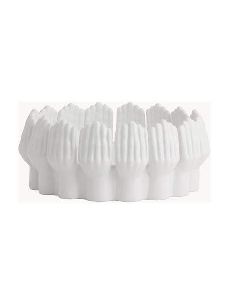 Grande coupelle décorative en céramique Anise, Céramique, Blanc, Ø 30 x haut. 12 cm