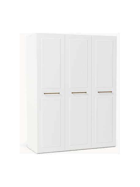 Modulární skříň s otočnými dveřmi Charlotte, šířka 150 cm, více variant, Bílá, Interiér Basic, Š 150 x V 200 cm