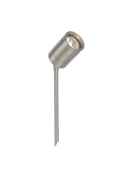 Bodenleuchte Arne mit Stecker, Lampenschirm: Stahl, satiniert, Chromfarben, Ø 6 x H 36 cm