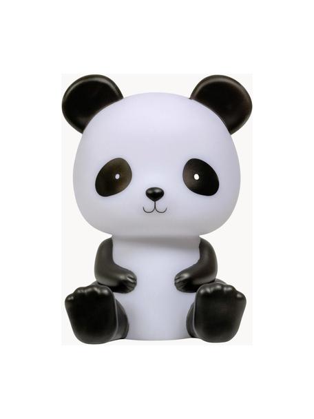 LED lichtobject Panda, Kunststof, BPA-, lood- en ftalaatvrij., Wit, zwart, B 12 x H 19 cm