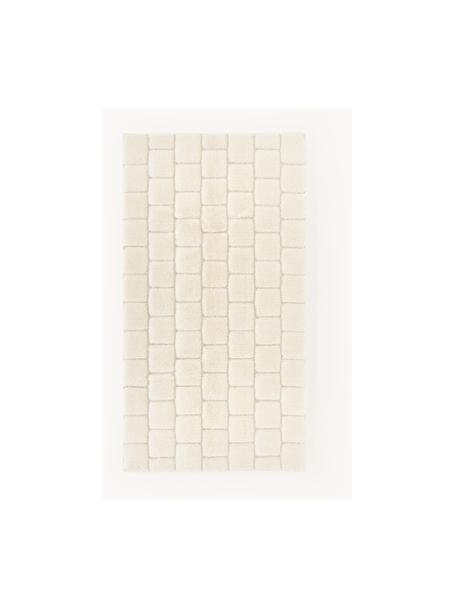 Alfombra artesanal texturizada Adley, 78% lana, 20% algodón, 2% poliéster

Las alfombras de lana se pueden aflojar durante las primeras semanas de uso, la pelusa se reduce con el uso diario., Blanco crema, An 80 x L 150 cm (Tamaño XS)