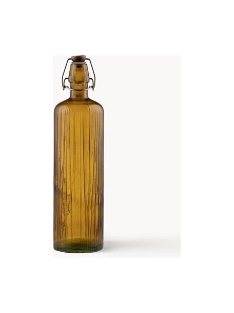 Glasflasche Kusintha, 1.2 L, Glas, Ockergelb, 1.2 L