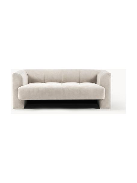 Sofa Bobi (2-Sitzer), Bezug: 88 % Polyester, 12 % Nylo, Gestell: Massives Kiefernholz Dies, Webstoff Cremeweiß, B 178 x T 82 cm