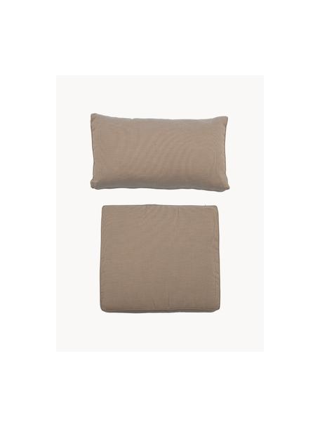 Housses de coussin Mundo, 2 élém., 100 % polyester, Beige, Lot de différentes tailles