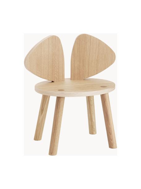 Detská stolička z dreva Mouse, Dubová dyha

Tento výrobok je vyrobený z dreva s certifikátom FSC®, ktoré pochádza z udržateľných zdrojov, Dubové drevo, Š 43 x H 28 cm