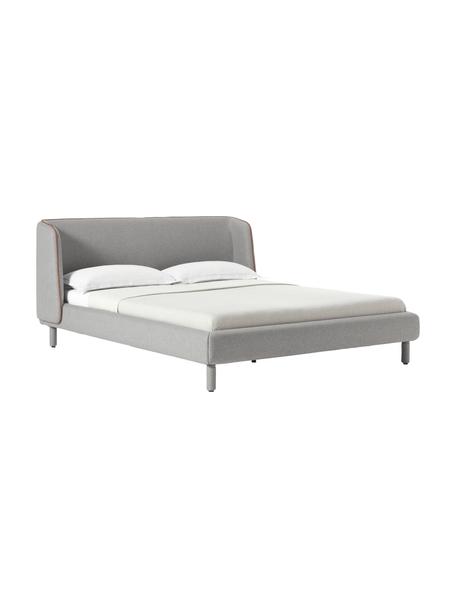 Čalouněná postel Luma, Šedá, Š 140 cm, D 200 cm