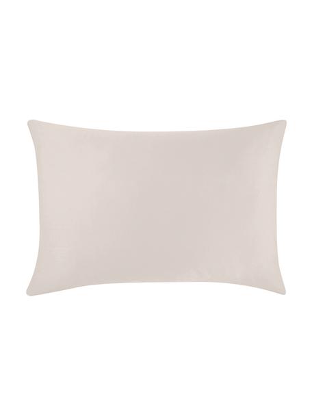 Funda de almohada de satén Comfort, Gris pardo, An 50 x L 70 cm