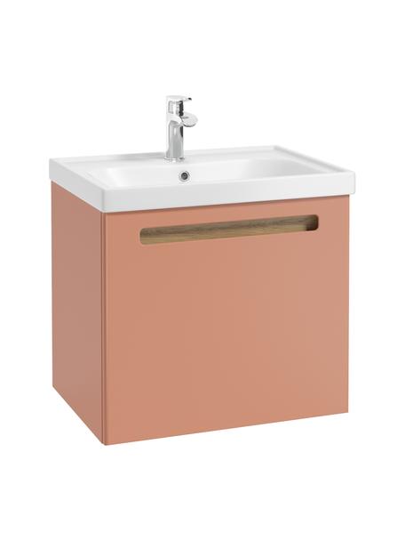 Umyvadlo se skříňkou Senso, různé velikosti, Dřevotřísková deska MDF, Terakotová, Š 58 cm, V 50 cm