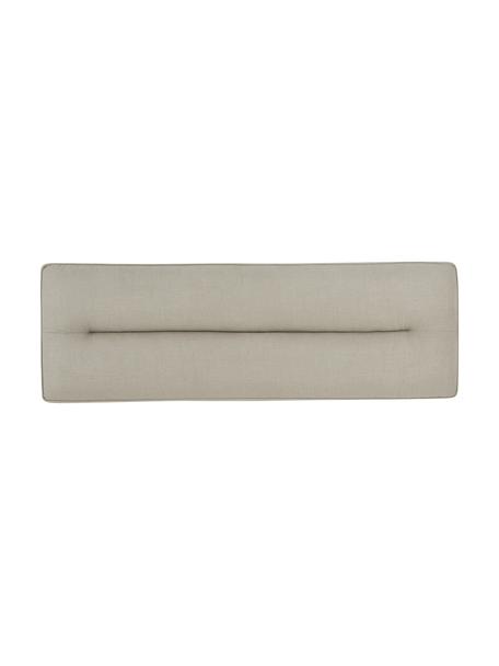 Tête de lit capitonnée beige Sleep, Beige, larg. 180 x haut. 60 cm