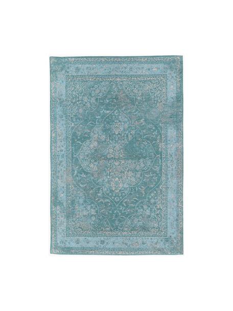 Ženilkový koberec Palermo, Odtiene modrej, Š 120 x D 180 cm (veľkosť S)