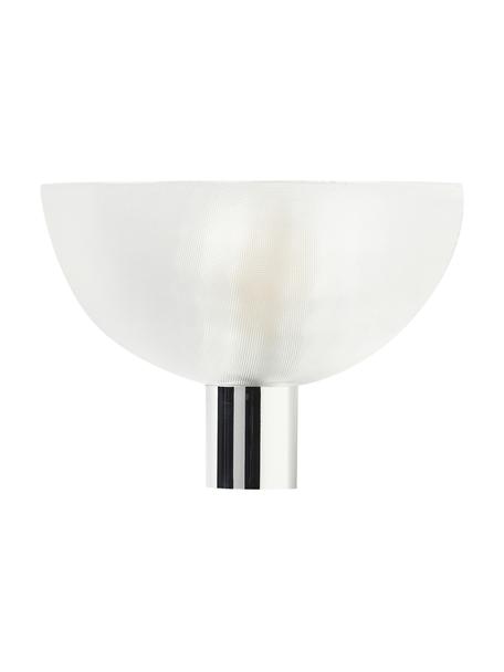 Stmievateľná nástenná LED lampa Fata, Priehľadná, chrómová, Š 16 x H 17 cm