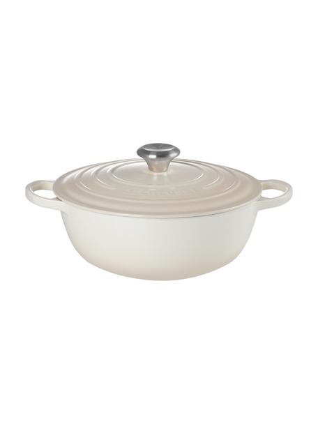 Casserole en fonte La Marmite Signature Collection, Fonte, émaillée, Tons blancs, Ø 26 x haut. 14 cm