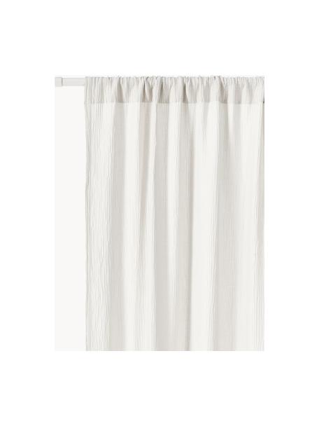 Rideaux en mousseline semi-transparents avec coulisses supérieures Malvina, 2 pièces, 100 % coton

Le matériau est certifié STANDARD 100 OEKO-TEX®, 6457CIT, CITEVE, Gris clair, larg. 130 cm x long. 260 cm