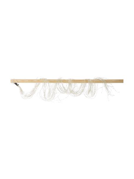 Ghirlanda a LED Clusters, lung. 190 cm, bianco caldo, Plastica, Argentato, Lung. 190 cm