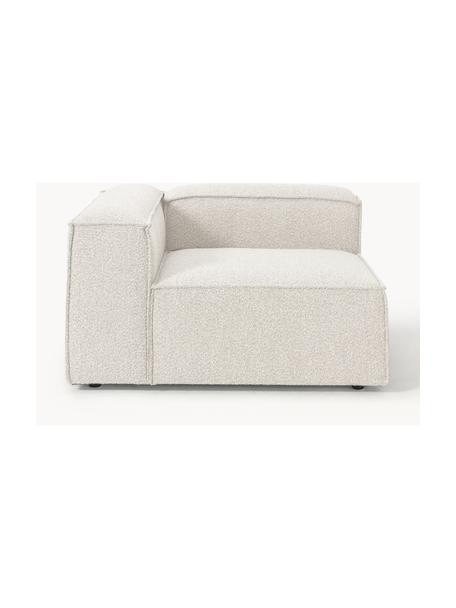Rohový modul pohovky z bouclé Lennon, Buklé lomená biela, Š 119 x H 119 cm, ľavé rohové prevedenie