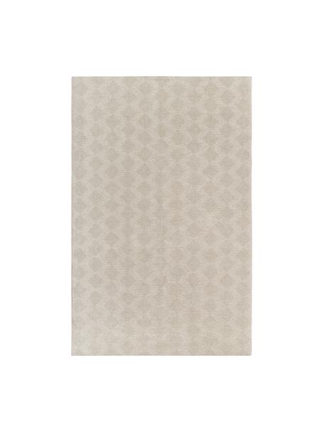 Žinylkový koberec Ceres, 52 % recyklovaná bavlna, certifikace GRS, 48 % polyester 

Tento produkt je vyroben minimálně z 50 % z recyklovaných materiálů, které jsou certifikovány podle Global Recycled Standard 1152669 (GRS)., Béžová, krémově bílá, Š 200 cm, D 300 cm (velikost L)