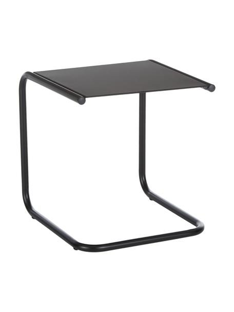 Záhradný príručný stolík z kovu Club, Čierna, Š 40 x H 40 cm