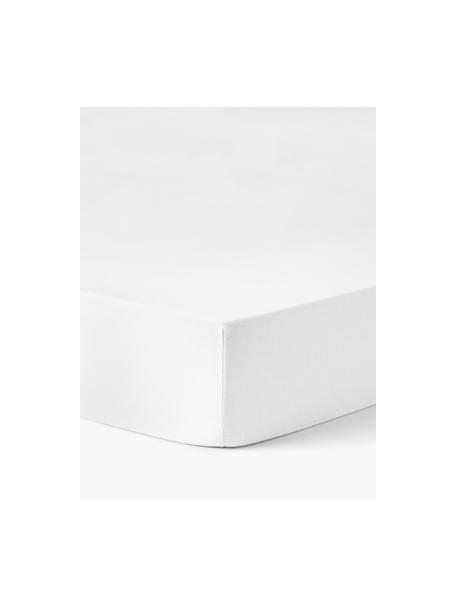 Drap-housse en lin délavé pour surmatelas Airy, 100 % pur lin
Densité 110 fils par pouce carré, qualité standard

Le lin est une fibre naturelle qui se caractérise par sa respirabilité, sa résistance et sa douceur. Le lin est un matériau rafraîchissant et absorbant qui absorbe et évacue rapidement l'humidité, ce qui le rend idéal pour les températures chaudes

Le matériau est certifié STANDARD 100 OEKO-TEX®, 15.HIN.65948, HOHENSTEIN HTTI, Blanc, larg. 90 x long. 200 cm, haut. 15 cm