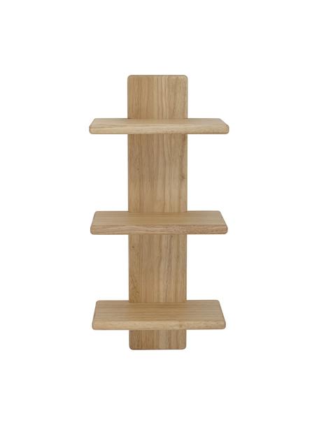 Estante de pared de madera de caucho Clive, Hevea, Hevea, An 30 x Al 66 cm