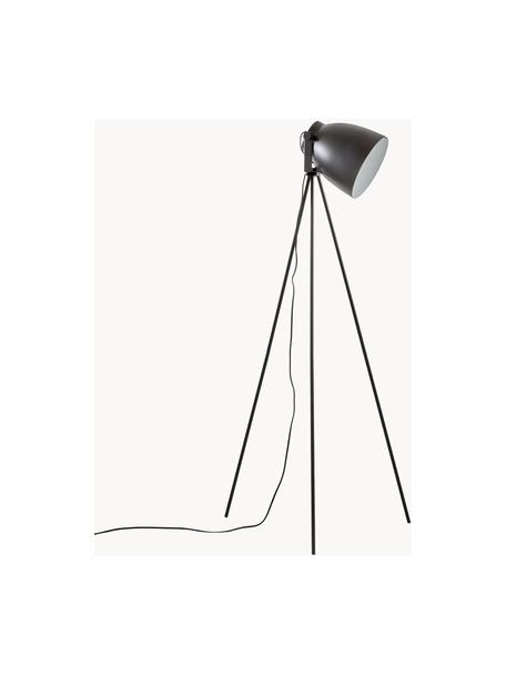 Malá tripod lampa na čítanie Studio, Matná čierna, Š 58 x V 130 cm