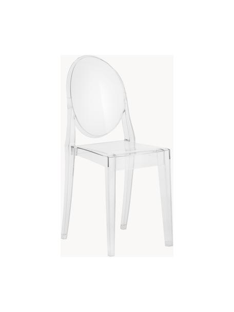 Design Stuhl Victoria Ghost, Polykarbonat, Transparent, B 38 x T 52 cm