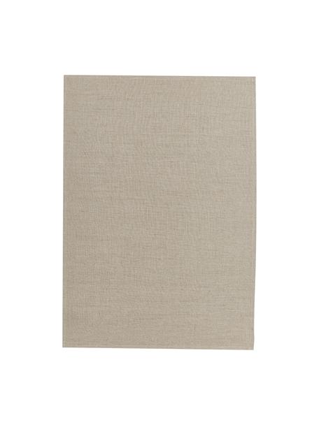 Linnen theedoek Heddie, 100% linnen, Beige, B 50 x L 70 cm