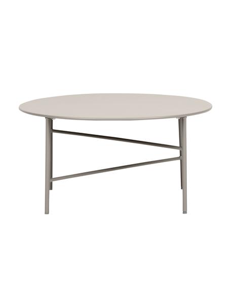Zahradní konferenční stolek z kovu Vitus, Potažený kov, Světle šedá, Ø 70 cm, V 35 cm