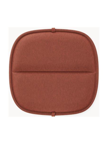 Cojín de asiento para exterior Hiray, Tapizado: 50% poliacrílico, 45% pol, Rojo indio, An 36 x L 35 cm