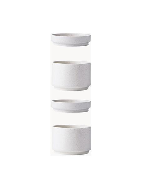 Serviesset Setomono, 2 personen (set van 4), Keramiek, Off White, 2 personen (4-delig)