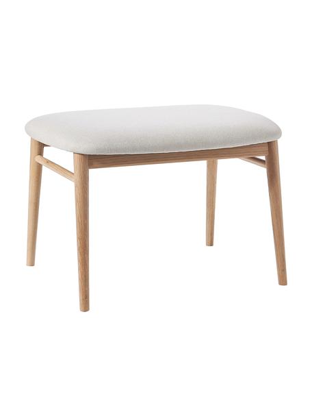 Dřevěná stolička s polstrováním Aurea, Béžová, Š 58 cm, V 40 cm