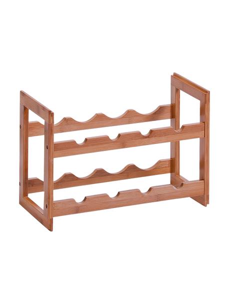 Portabottiglie per 8 bottiglie in legno di bambù Pelo, Bambù, Marrone chiaro, Larg. 47 x Alt. 32 cm