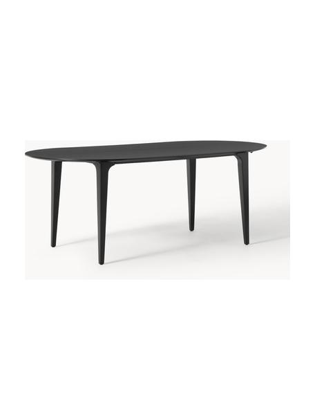 Table à manger ovale en manguier massif Archie, 200 x 100, Bois de manguier massif, laqué

Ce produit est fabriqué à partir de bois certifié FSC® issu du développement durable, Manguier noir laqué, larg. 200 x prof. 100 cm