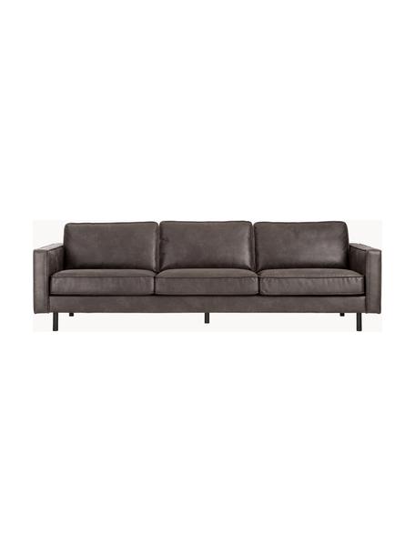 Pohovka z recyklovanej kože Hunter (3-miestna), Koža sivobéžová, Š 264 x H 90 cm