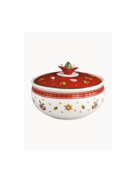 Porcelánová cukřenka Toy's Delight, 500 ml, Prémiový porcelán, Tlumeně bílá, červená, více barev, Ø 14 cm, V 10 cm