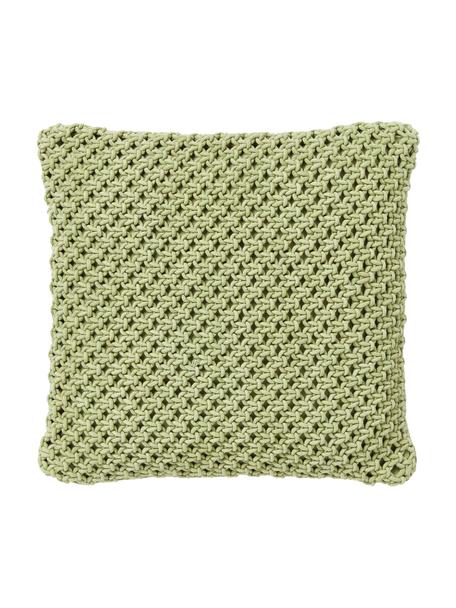 Copricuscino in cotone intrecciato Gabrielle, 100% cotone

Il materiale utilizzato in questo prodotto è testato per le sostanze nocive e certificato secondo lo STANDARD 100 by OEKO-TEX®, 11.HIN.00050, Hohenstein HTTI., Verde, Larg. 45 x Lung. 45 cm