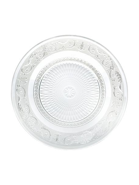 Skleněné mělké talíře Imperial, 6 ks, Sklo, Transparentní, Ø 25 cm