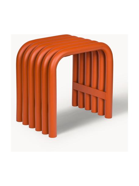 Tabouret Nokk, Acier, revêtement par poudre, Orange, larg. 43 x haut. 43 cm