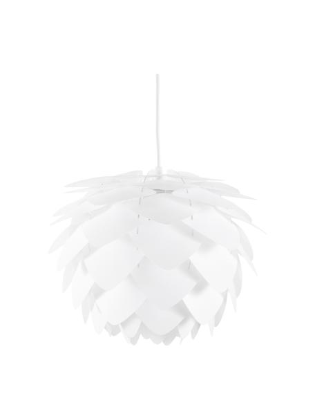 Set lampada a sospensione Silvia, Paralume: polipropilene, Baldacchino: plastica, Bianco, Ø 32 x Alt. 25 cm